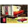 1965 Chevelle El Camino with Custom Camper  -  AMT (1/25)