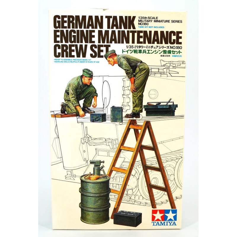 German Tank Engine Maintenance Crew Set  -  Tamiya (1/35)