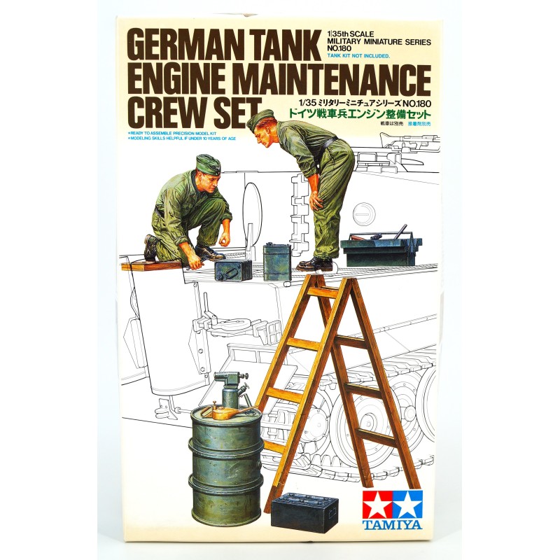 German Tank Engine Maintenance Crew Set  -  Tamiya (1/35)