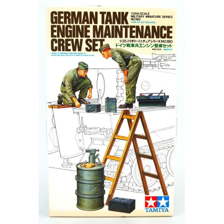 German Tank Engine Maintenance Crew Set  -  Tamiya (1/35)