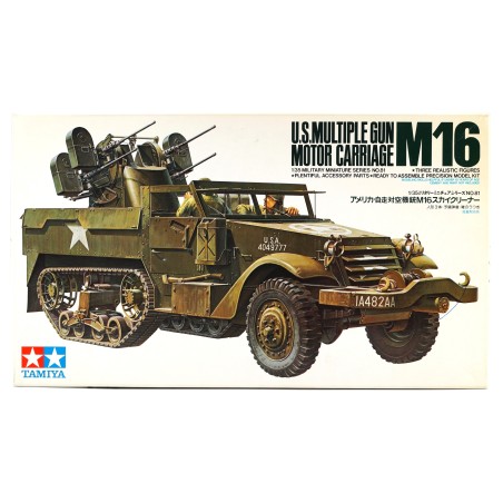 M16 U.S. Multiple Gun Motor Carriage Halftrack  -  Tamiya (1/35)