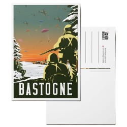 Briefkaart “Bastogne”