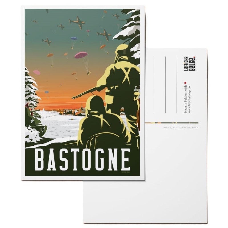 Briefkaart “Bastogne”