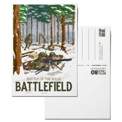 Briefkaart “Battle of the Bulge - Battlefield”