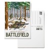 Postcard “Battle of the Bulge - Battlefield”