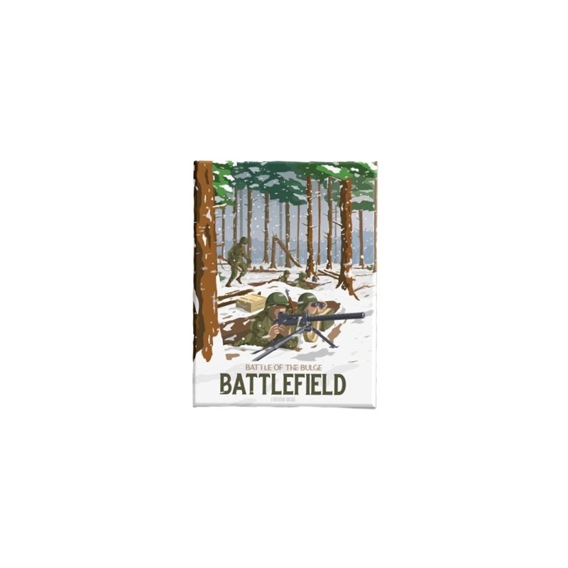 Magneet “Battle of the Bulge - Battlefield”