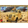 Fiat 500 Topolino Italian Light Staff Car (Open Top) w/Crew "Libya"  -  Bronco (1/35)