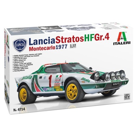 Lancia Stratos HF Gr.4 Montecarlo 1977  -  Italeri (1/12)