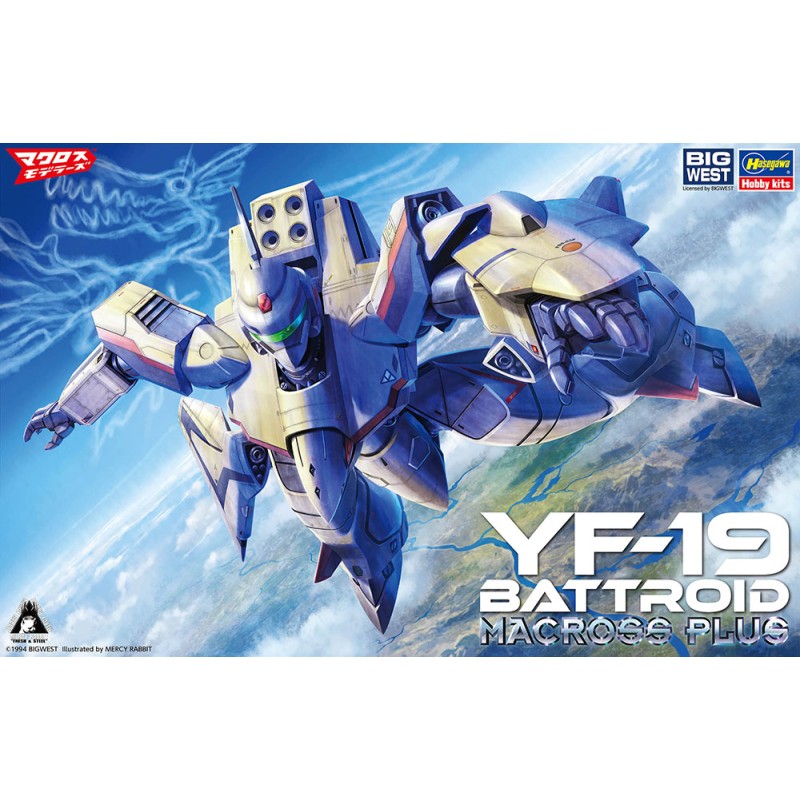 Macross Plus YF-19 Battroid  -  Hasegawa (1/72)