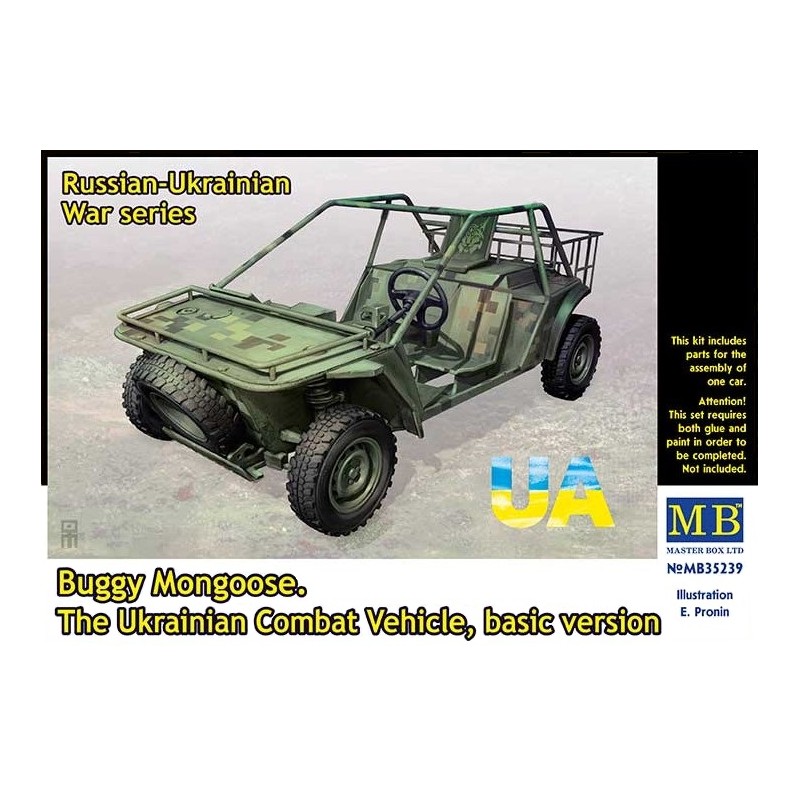 Russian-Ukrainian War Series Buggy Mongoose The Ukranian Combat Vehicle (Basic Version)  -  Master Box (1/35)