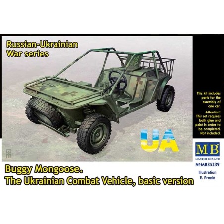 Russian-Ukrainian War Series Buggy Mongoose The Ukranian Combat Vehicle (Basic Version)  -  Master Box (1/35)