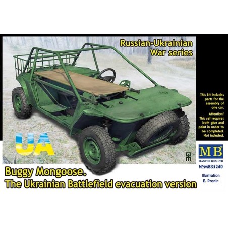 Russian-Ukrainian War Series Buggy Mongoose The Ukranian Battlefield Evacuation Vehicle  -  Master Box (1/35)