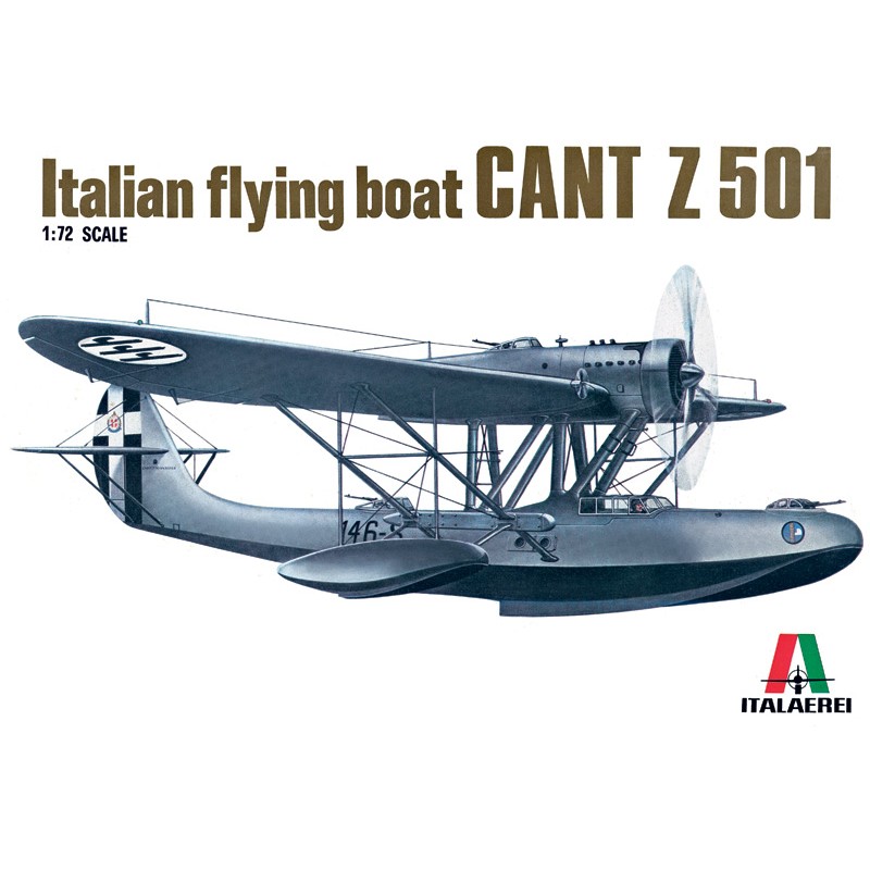 CANT Z.501 Italian Flying Boat  -  Italeri (1/72)