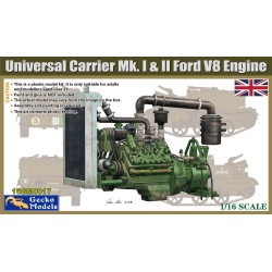 Universal Carrier Mk. I & II Ford V8 Engine  -  Gecko Model (1/16)