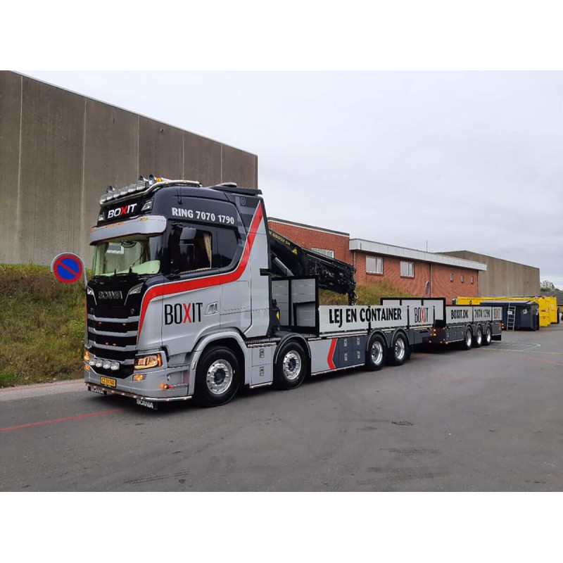 Scania S Highline 8x2 + Palfinger PK92002SH [Boxit] - WSI (1/50)