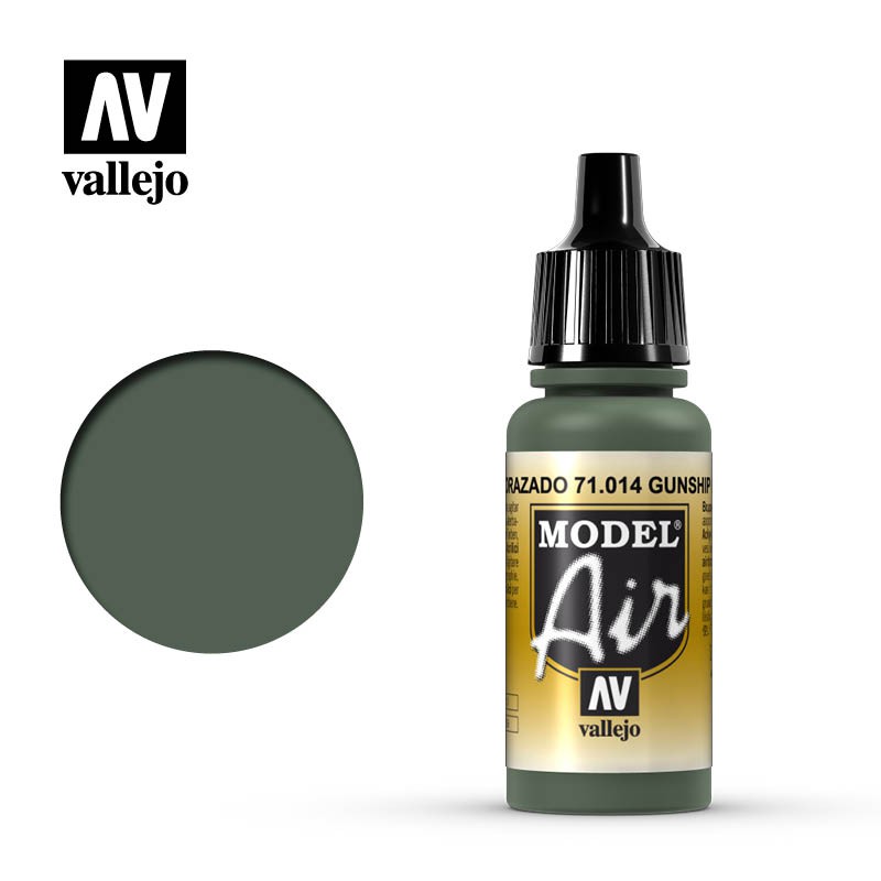 Vallejo Model Air 17ml  -  Gunship Green