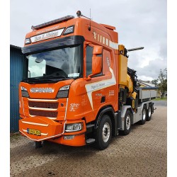 Scania R Highline 8x4 + Palfinger PK135.002 [Tage E Nielsen]  -  WSI (1/50)