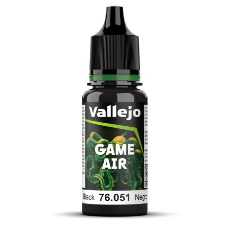 Vallejo Game Air 18ml  -  Black