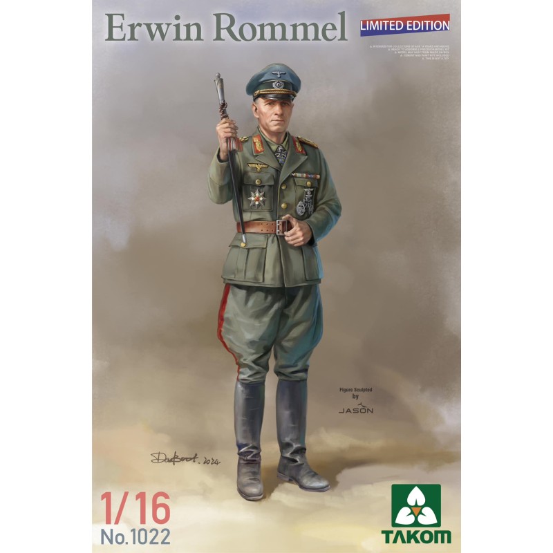 Erwin Rommel (Limited Edition)  -  Takom (1/16)