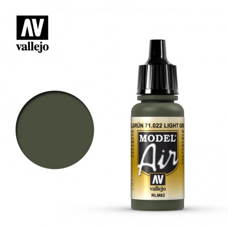 Vallejo Model Air 17ml  -  Light Green RLM82