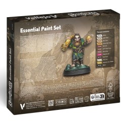 Vallejo Essential Squidmar Colors Set (12 x 18ml) + 1 Figurine