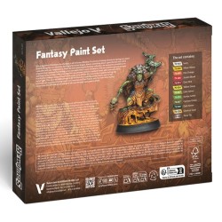 Vallejo Fantasy Paint Squidmar Colors Set (12 x 18ml) + 1 Figurine