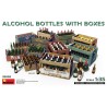 Alcohol Bottles with Boxes  -  MiniArt (1/35)