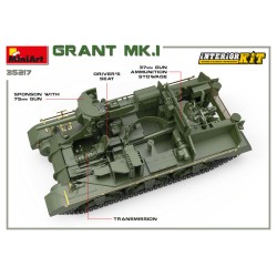 Grant Mk.I [Interior Kit]  -  MiniArt (1/35)