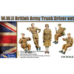 WWII British Army Truck Driver Set  -  Gecko Models (1/35)