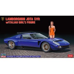 Lamborghini Jota SVR w/Italian Girl's Figure  -  Hasegawa (1/24)