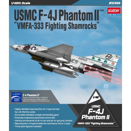 McDonnell Douglas F-4J Phantom II [VMFA-333 Shamrocks]  -  Academy (1/48)