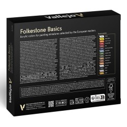 Vallejo Folkestone Basics Colors Set (16 x 18ml)