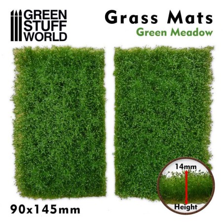 Grass Mat Cutouts [Green Meadow] - Green Stuff World