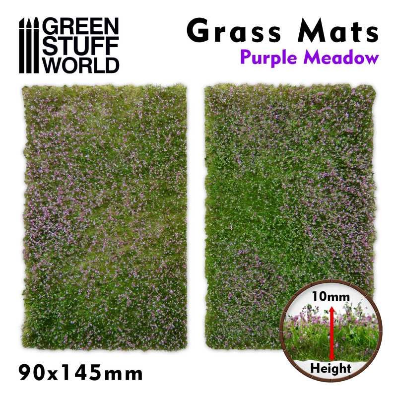 Grass Mat Cutouts [Purple Meadow] - Green Stuff World