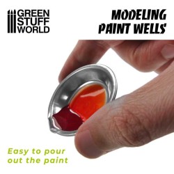 Modelling Paint Wells (6pcs) - Green Stuff World