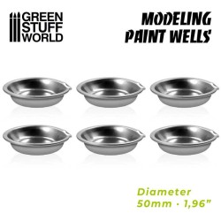 Modelling Paint Wells (6pcs) - Green Stuff World