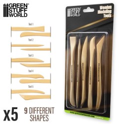 Wooden Modeling Tools - Green Stuff World