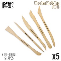 Outils de modelage en bois - Green Stuff World