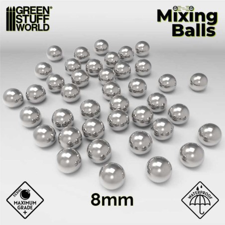 Mixing Balls 8mm - Green Stuff World