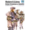 Modern U.S. Army Armor Crewman & Infantry  -  Trumpeter (1/35)