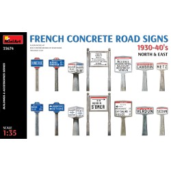 French Concrete Road Signs...