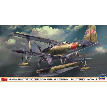 Mitsubishi F1M2 Type Zero Observation Seaplane (Pete) Model 11 Early Version 'Sanyomaru'  -  Hasegawa (1/48)