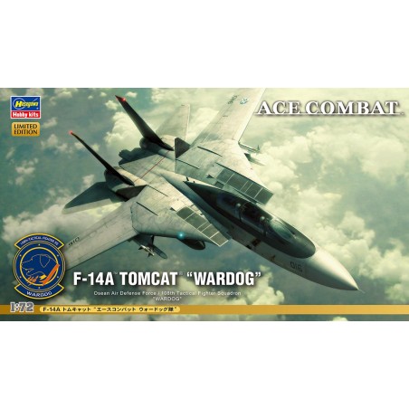 Ace Combat F-14A Tomcat "Wardog" Osean Air Defense Force / 108th Tactical Fighter Squadron  -  Hasegawa (1/72)