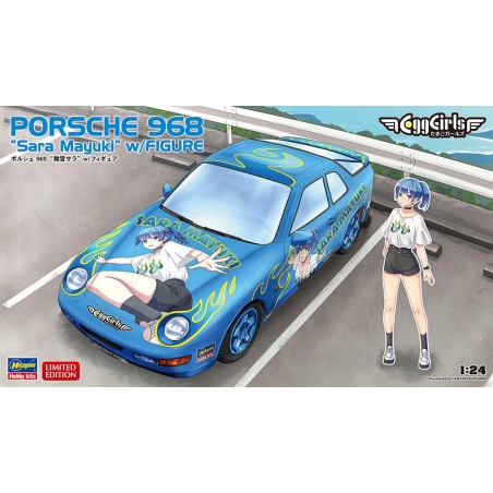 Porsche 968 + Wild Egg Girls "Sara Mayuki"  -  Hasegawa (1/24)