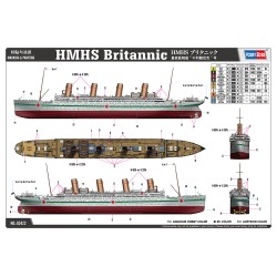 HMHS Britannic (Ocean liner Olympic-class)  -  Hobby Boss (1/700)