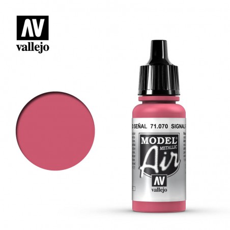 Vallejo Model Air 17ml  -  Signal Red