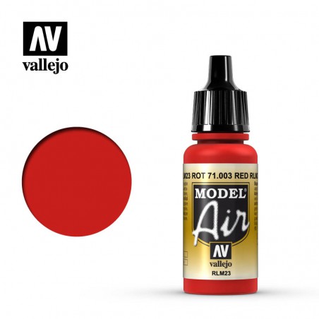 Vallejo Model Air 17ml  -  Red RLM23