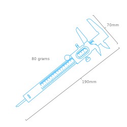 Metal Vernier Caliper 0-125mm - ModelCraft