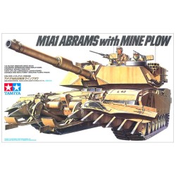 U.S. M1A1 Abrams with Mine Plow  -  Tamiya (1/35)