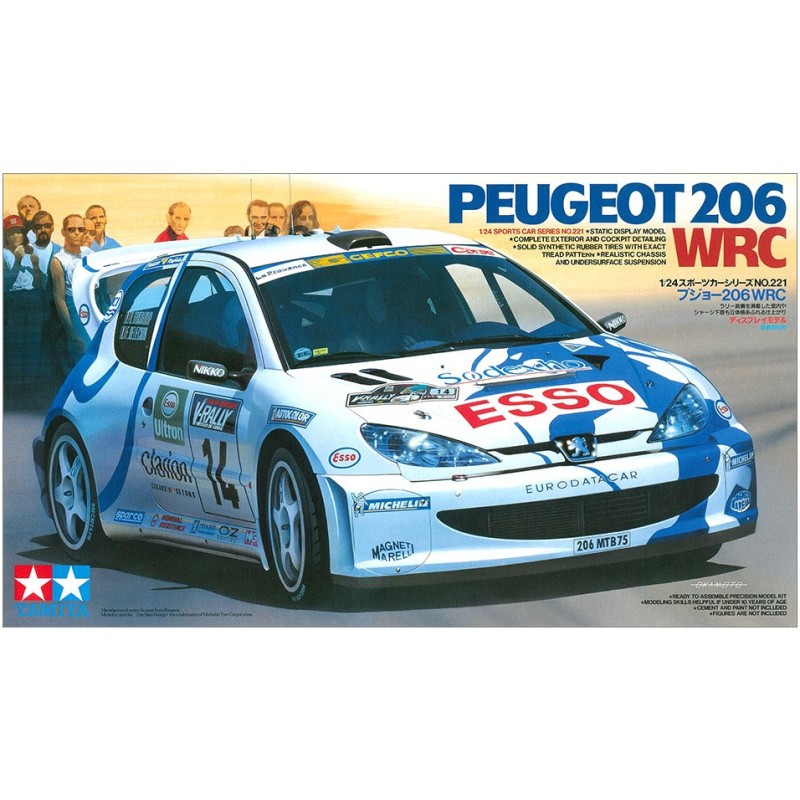 Peugeot 206 WRC  -  Tamiya (1/24)